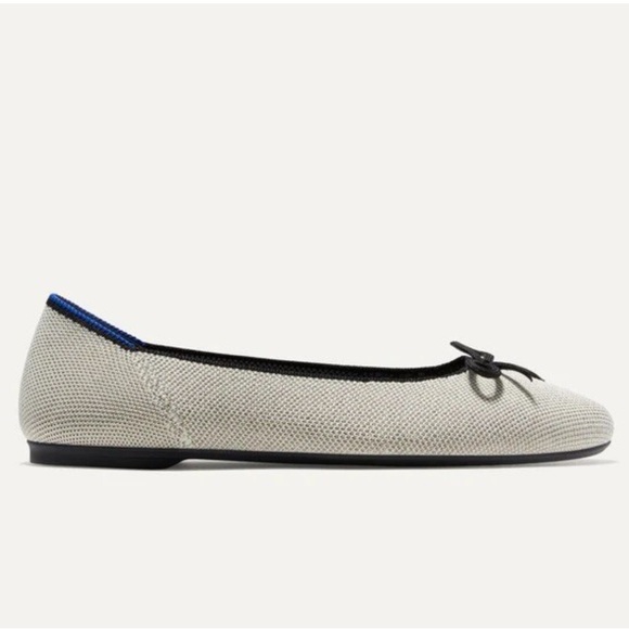 Rothy’s The Ballet Flat Diamond Metallic Size 10.5 NEW - Picture 3 of 9